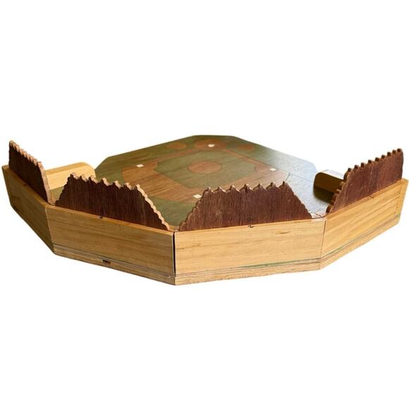 Vintage Handmade Wooden Turner Field Atlanta Braves Stadium 1/1 Display Piece - Picture 5 of 7